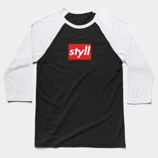 "styll" - Scarborough slang tee Baseball T-Shirt